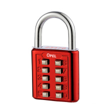 High Quality Travel Lock Heavy Duty 10 Digit button Luggage Code Safety  Combination Padlock